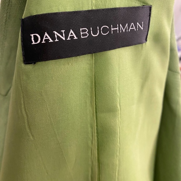 Dana Buckman Size 4 Lime Green Blazer - Picture 5 of 6